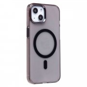 Чехол-накладка SafeMag для Apple iPhone 13 (прозрачно-черная) — 3