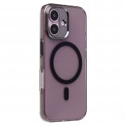 Чехол-накладка SafeMag для Apple iPhone 16 (прозрачно-черная) — 3