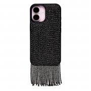 Чехол-накладка POSH SHINE для Apple iPhone 16 (черный титан)