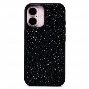 Чехол-накладка POSH SHINE для Apple iPhone 16 (черный титан)