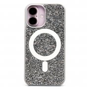 Чехол-накладка POSH SHINE для Apple iPhone 16 (белый титан)