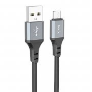 Кабель Hoco X86 Spear (USB - micro USB) 100см (черный) — 1