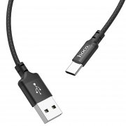 Кабель Hoco X14 (USB - Type C) 100см (черный) — 2