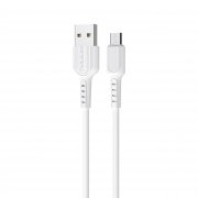Кабель Borofone BX16 Easy (USB - micro USB) 100см (белый) — 1