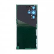 Задняя крышка для Samsung Galaxy S22 Ultra (S908B) (черная) Премиум