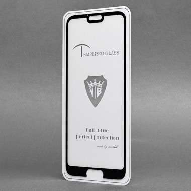 Защитное стекло для Huawei Honor 10 (полное покрытие)(черное) &mdash; 2