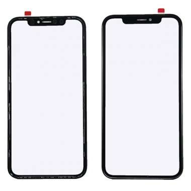 Стекло для Apple iPhone XR с пленкой OCA (черное) — 2
