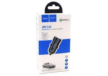 Автомобильное зарядное устройство USB Hoco Z32 USB (черное) — 1