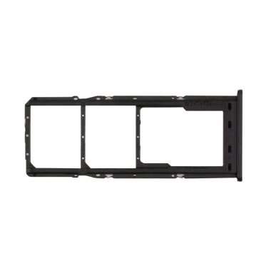 Контейнер SIM для Samsung Galaxy A12 (A125F) (черный) &mdash; 2