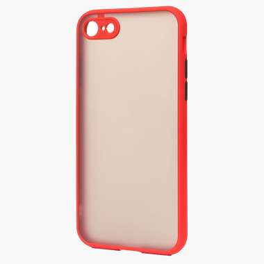 Чехол-накладка PC041 для Apple iPhone 7 (черно-красная) — 6