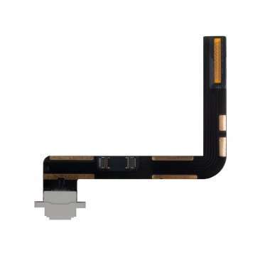 Шлейф для Apple iPad 10.2 2019 на разъем зарядки (белый) &mdash; 1