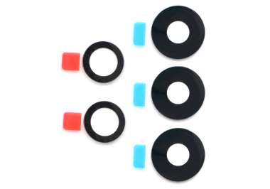 Стекло камеры для Samsung Galaxy A33 (A336B) (черное) &mdash; 1