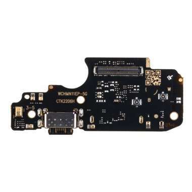 Шлейф для Xiaomi Poco X4 Pro 5G плата на разъем зарядки/разъем SIM/микрофон — 1