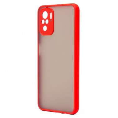 Чехол-накладка PC041 для Xiaomi Redmi Note 10S (черно-красная) — 7