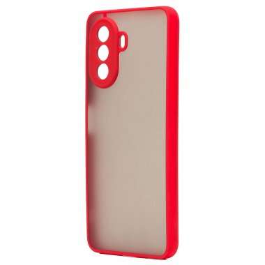 Чехол-накладка PC041 для Huawei Nova Y70 (черно-красная) — 3