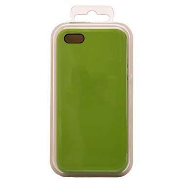 Чехол-накладка ORG Soft Touch для Apple iPhone 5 (зеленая) — 2
