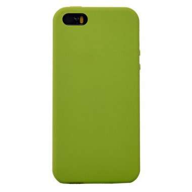 Чехол-накладка ORG Soft Touch для Apple iPhone 5 (зеленая) — 1