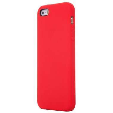Чехол-накладка ORG Soft Touch для Apple iPhone 5 (красная) — 3