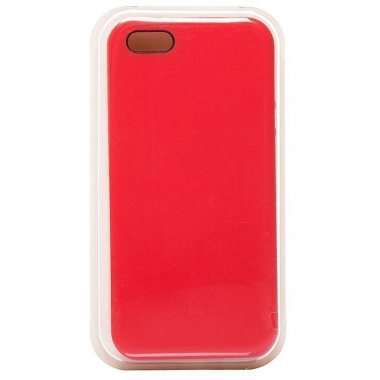 Чехол-накладка ORG Soft Touch для Apple iPhone 5 (красная) — 2