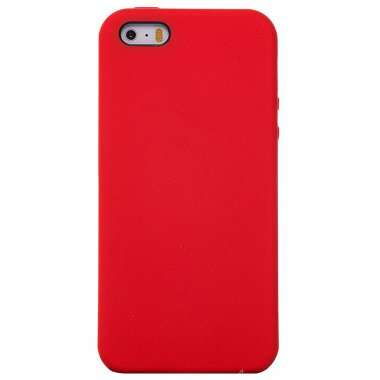 Чехол-накладка ORG Soft Touch для Apple iPhone 5 (красная) — 1