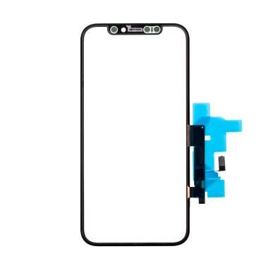 Стекло в сборе с пленкой OCA для Apple iPhone 12 (черное) &mdash; 2