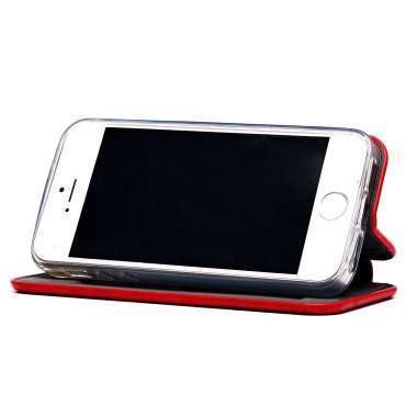 Чехол-книжка BC002 для Apple iPhone SE (красная) — 2