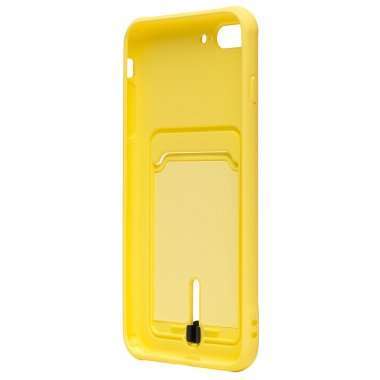 Чехол-накладка - SC304 с картхолдером для Apple iPhone 8 Plus (208674) (желтая) — 6
