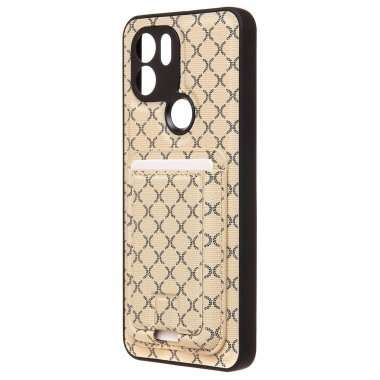 Чехол-накладка - SM022 c картхолдером для Xiaomi Poco C50 (226692) (белая) — 4