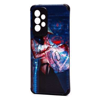 Чехол-накладка - SC310 для Samsung Galaxy A53 5G (A536B) (007) (черная) (рисунок) — 6