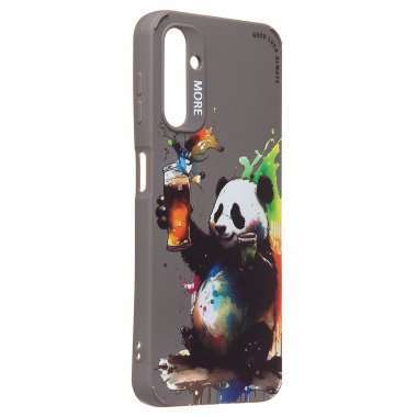 Чехол-накладка - SC335 для Samsung Galaxy A14 4G (A145B) (панда) (серая) (227118) — 3