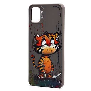 Чехол-накладка - SC335 для Samsung Galaxy A05 (A055F) (тигр) (серая) (227953) — 3
