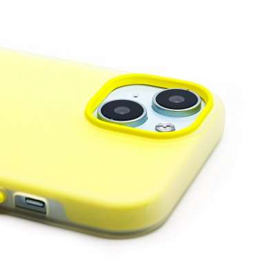 Чехол-накладка - SC346 для Apple iPhone 15 (232462) (желтая) — 5
