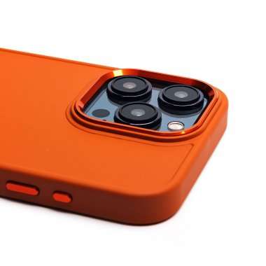 Чехол-накладка для Apple iPhone 15 Pro Max (оранжевая) — 5