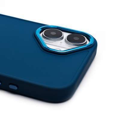 Чехол-накладка для Apple iPhone 16 Plus (234565) (синяя) — 5