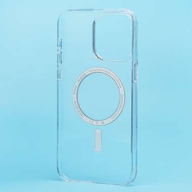 Чехол-накладка Clear Case SafeMag для Apple iPhone 15 Pro Max (прозрачная) — 6