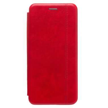 Чехол-книжка для Xiaomi Redmi Note 10 mi Note 10/mi Note 10S (красная) — 1