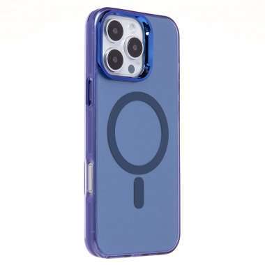 Чехол-накладка SafeMag для Apple iPhone 16 Pro Max (синяя) — 7
