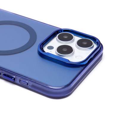 Чехол-накладка SafeMag для Apple iPhone 16 Pro Max (синяя) — 5