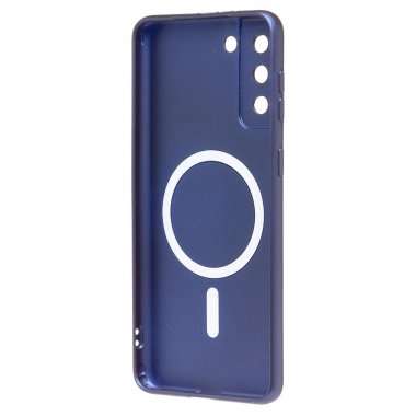 Чехол-накладка SafeMag для Samsung Galaxy S21 Plus (G996B) (темно-синяя) — 6