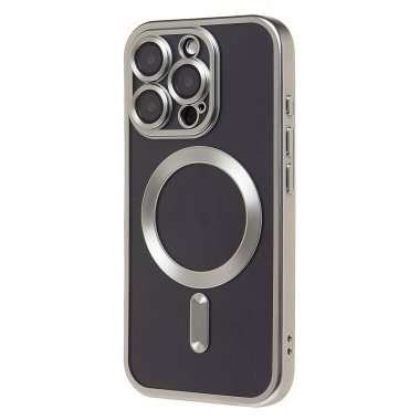 Чехол-накладка SafeMag для Apple iPhone 16 Pro (серебристая) — 4