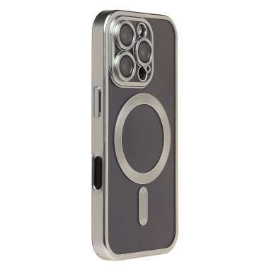 Чехол-накладка SafeMag для Apple iPhone 16 Pro (серебристая) — 3