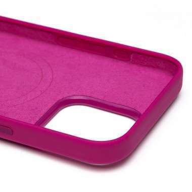 Чехол-накладка ORG Silicone Case SafeMag для Apple iPhone 16 Pro Max (лунно-красный) — 3