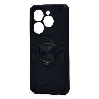 Чехол-накладка противоударный для Infinix HOT 40i (черная) — 8