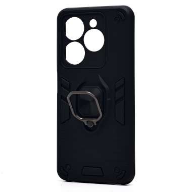 Чехол-накладка противоударный для Infinix HOT 40i (черная) — 7