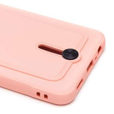 Чехол-накладка с картхолдером для Samsung Galaxy A13 4G (A135F) (светло-розовая) — 4