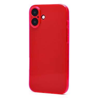 Чехол-накладка для Apple iPhone 16 Plus (прозрачно-розовая) — 2