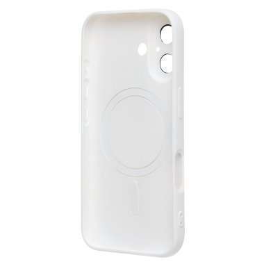 Чехол-накладка SafeMag для Apple iPhone 16 (белая) — 2