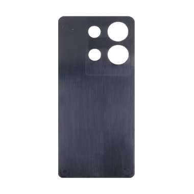 Задняя крышка для Infinix Note 30 4G (черная) (имитация кожи) &mdash; 1