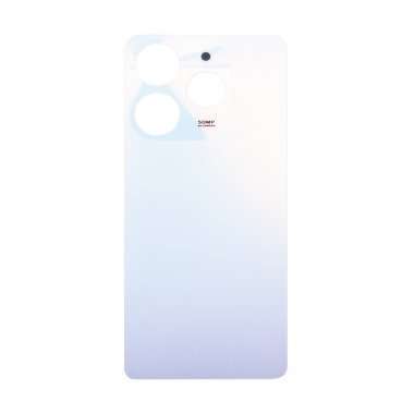 Задняя крышка для Tecno Spark 10 Pro (белая) премиум — 2