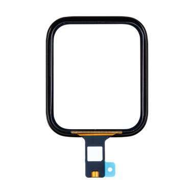 Стекло с тачскрином для Apple Watch SE 2022 44 mm в сборе с OCA пленкой (черное) — 1